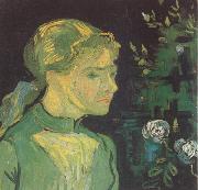 Vincent Van Gogh Portrait of Adeline Ravoux (nn04) oil painting reproduction